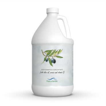 Econcentrate Body Shampoo Concentrate with Olive Oil, Arnica & Vitamin E in Gallon Size
