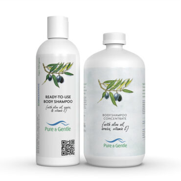 Econcentrate Body Shampoo with Olive Oil, Arnica & Vitamin E in Dispenser Size and Econcentrate Body Shampoo Concentrate in Quart Size