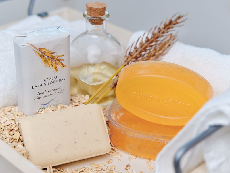 Oatmeal Bar Soap - One of Pure & Gentle’s most popular products